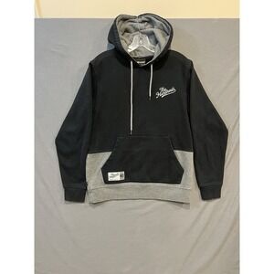 The Hundreds Hoodie Mens M Black Hooded Sweatshirt Kangaroo Pouch Fleece Lined